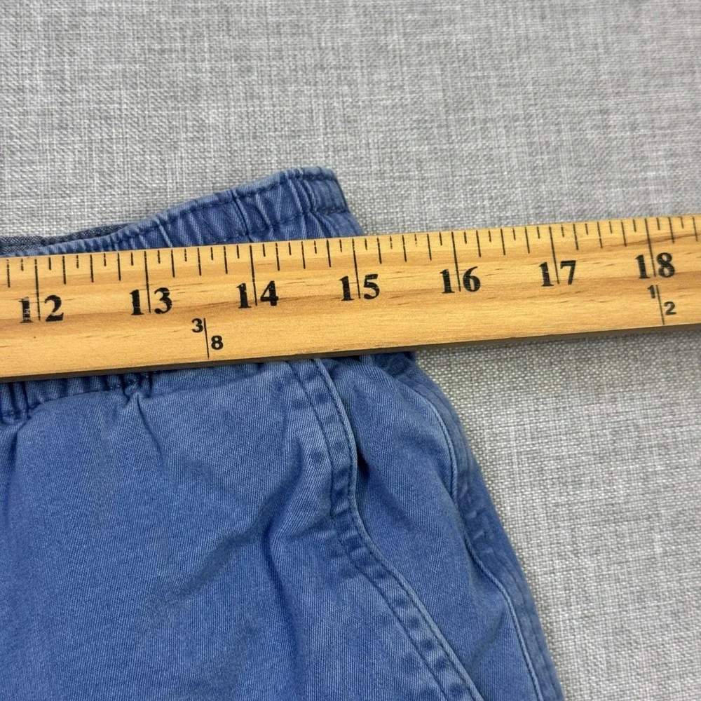 Vineyard Vines Chino Shorts Mens Small Blue Cotton Spandex Drawstring 7